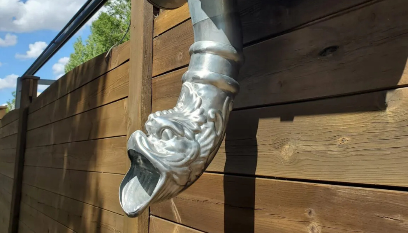 En France, les plus belles gargouilles de gouttières sont celles de Chaînes de Pluie !