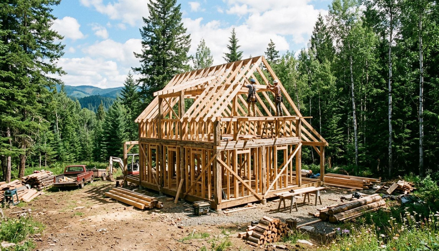 Avantages et défis de l'autoconstruction de maisons en bois
