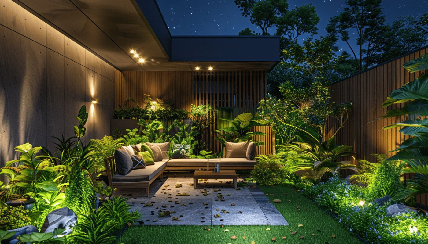 Éclairage LED pour jardins et terrasses choix, installation et économie d'énergie