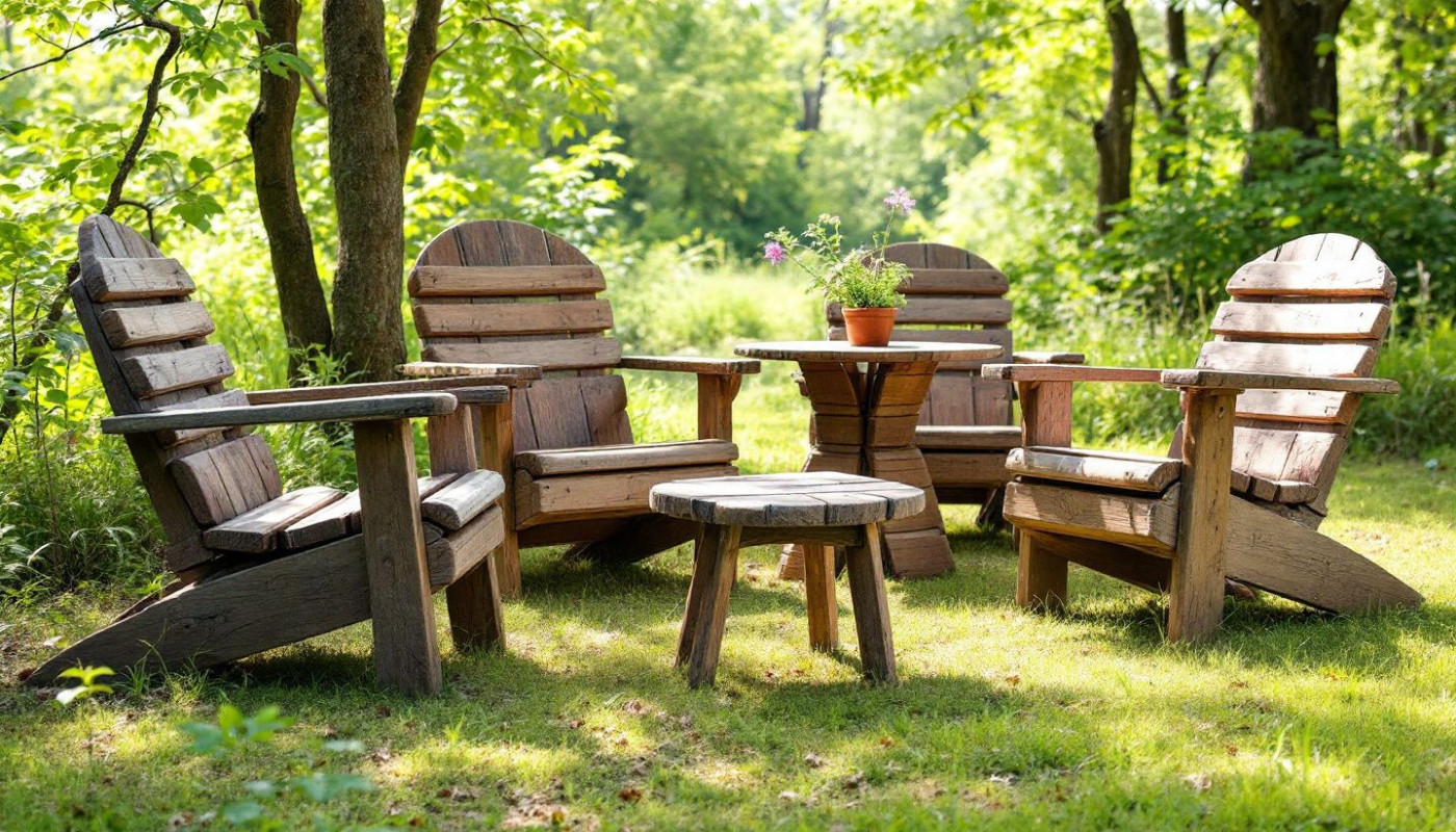Mobilier de jardin en matériaux recyclés avantages et sélection